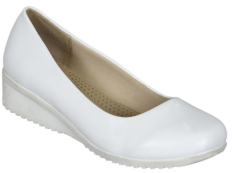 Pierre Dumas Relax-6 Women Wedge Heel Shoe White-SHG