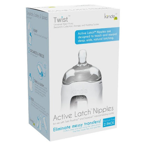 Kiinde Active Latch Bottle Nipple - Medium