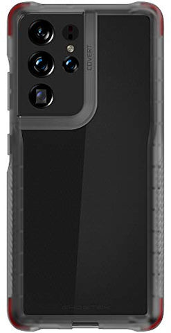 Ghostek COVERT Clear Samsung Galaxy S21 Ultra Case Protective Phone Cover with Durable Slim Design Silicone Protection Wireless Charging Compatible Designed for 2021 S21Ultra5G