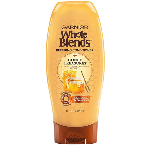 Garnier Whole Blends Repairing Conditioner Honey Treasures Damaged Hair 12.5 Fl Oz