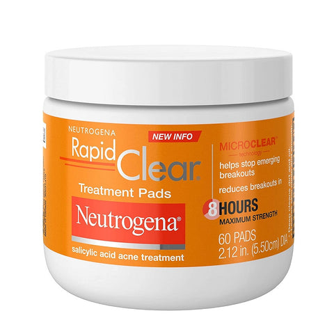 Neutrogena Rapid Clear Maximum Strength Acne Cleansing Face Pads