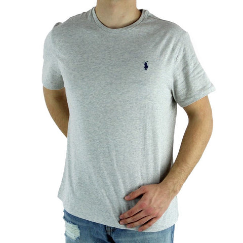 Polo Ralph Lauren Men Crew Neck T-Shirt Grey Heather-MT