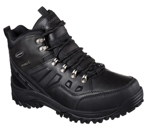 Skechers 65529/BBK Men Relement Traven Boot Dark Black