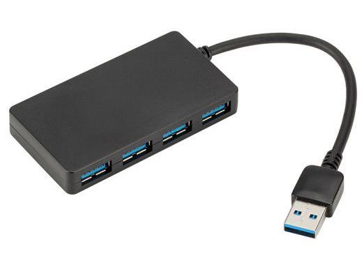 Unno Tekno 4 Ports USB Hub  3.0 (HB1011BK)