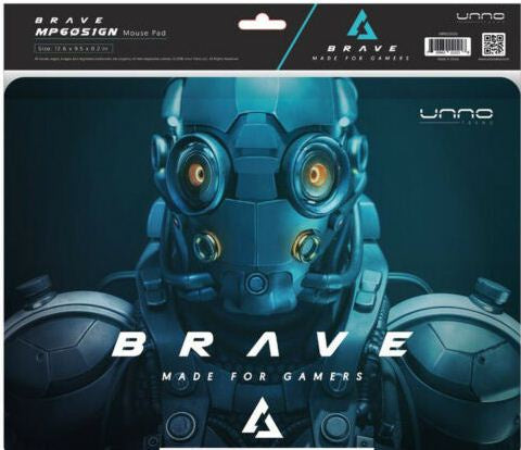 Unno Tekno Mouse Pad Brave Gaming 27x32cm (MP6051GN)