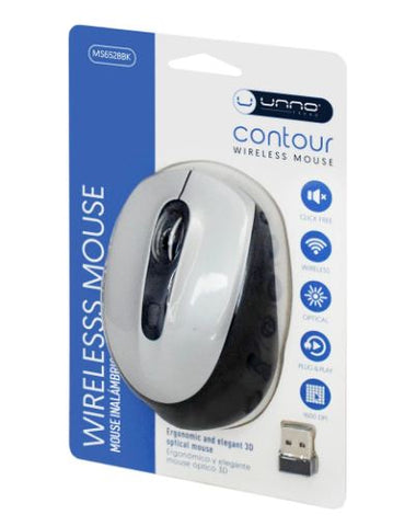 Unno Tekno Mouse Contour Wireless