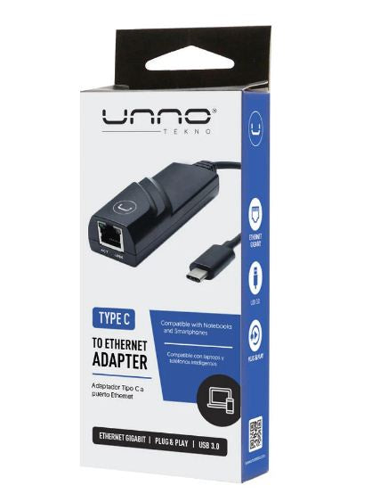Unno Tekno Adapter Type C To LAN