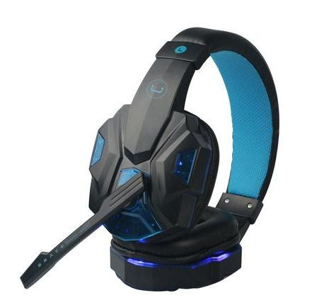Unno Tekno Headset Brave Gaming USB With Mic Black/Blue (HS7230BL)