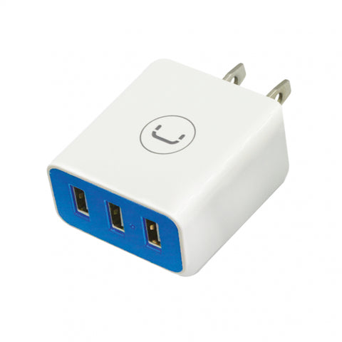 Unno Tekno Wall Charger Triple USB 3.1A