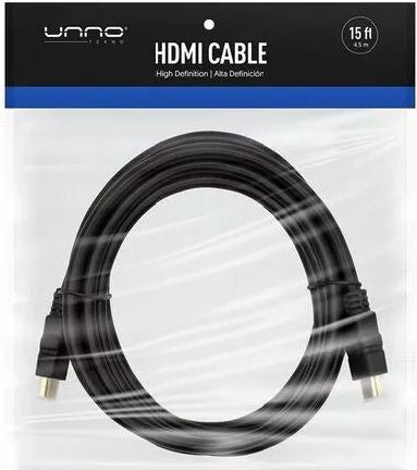 Unno Tekno Cable HDMI 4.5m/15ft Black (CB4115BK)