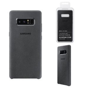 Samsung Galaxy Note 8 Alcantara Cover Case Dark Gray