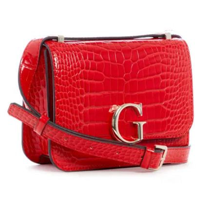 Guess CG799178 Women Corily Convertible Crossbody Flap Bag Red