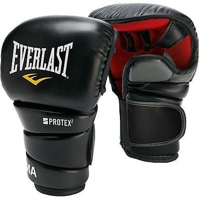 Everlast 7774BL Protex2 Universal Training Gloves MMA Grappling Striking