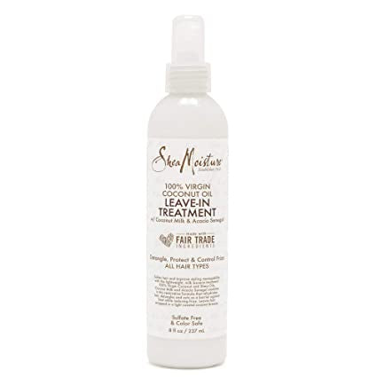 Shea Moisture 100% Virgin Coconut Oil Leave-in Treatment  8oz