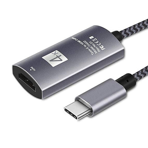 Type C USB To HDMI Adapter 4K USB 3.1  Nylon Braided Cable