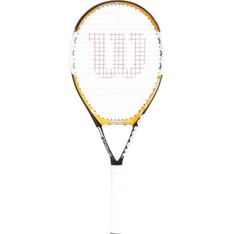 Wilson US Open Strung Tennis Racket 4 1/4-Inch Yellow/Black/White