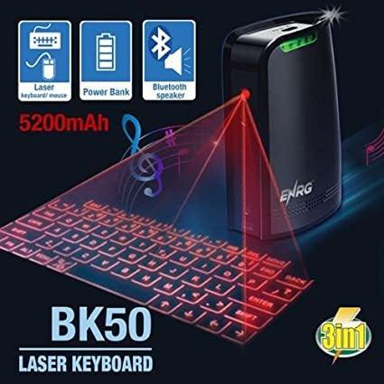 ENRG BK50 Laser Keyboard Power Bank