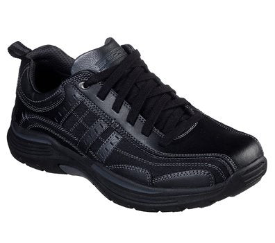 Skechers 66299/BLK Men Expended Manden Sneaker Black-MT/SHW/SHG