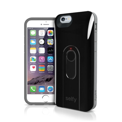 Selfy - Wireless Camera Shutter With Dual Layer Case For iPhone 6 -Black
