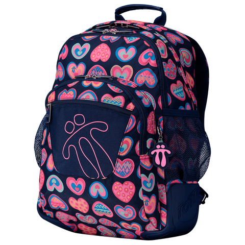 Totto Morral Gommas/Heart Print Backpack-GG