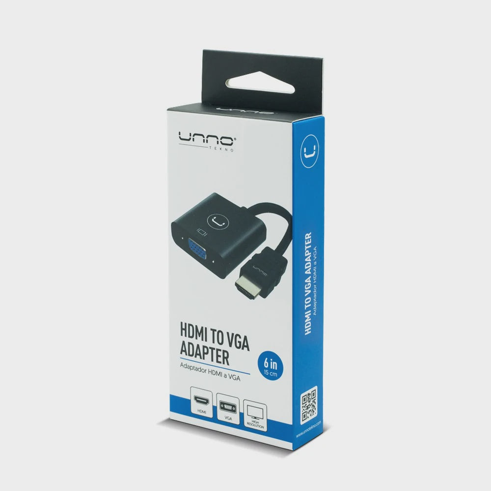Unno Tekno HDMI to VGA Adapter - AD4202BK