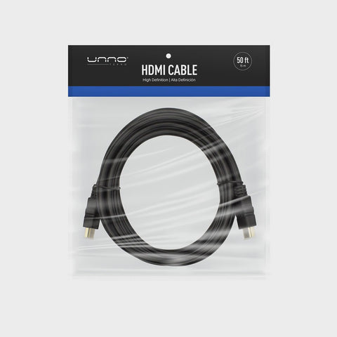 Unno Tekno 15m HDMI Cable 50ft CB4150BK