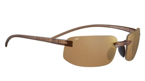 Serengeti SS552001 Men Matte Crystal Light Brown PhD 2.0 Drivers Gold Sunglass