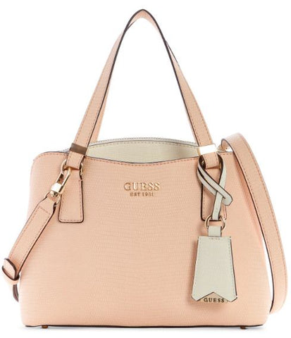 Guess PG776105 Women Lyndi Small Girlfriend Satchel Blush Multi