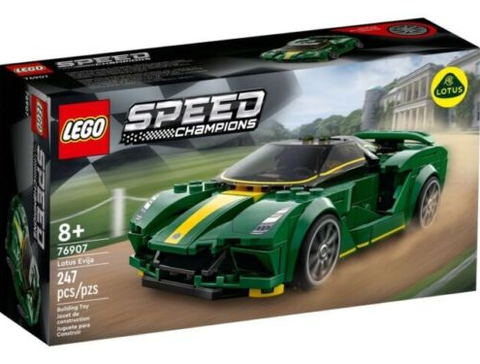 Lego Speed Champions Lotus Evija Car Model Building Kit, Cool Toy Hyper Car, 247