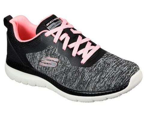 Skechers 149113/BKCL Women Bountiful Dreamy Vibes Sneaker Black/Coral