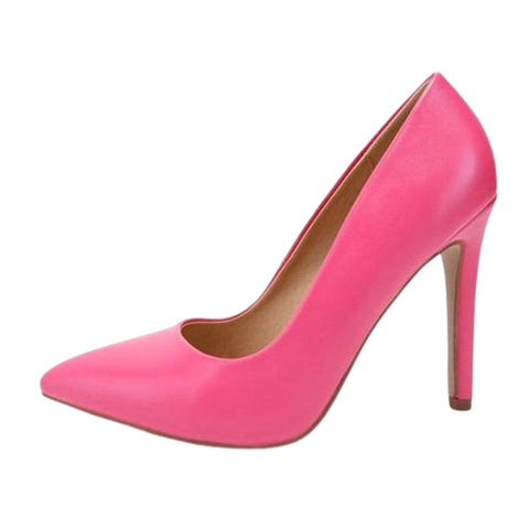 My Delicious Cindy-S Women Pointy Toe High Heel Pump Pink