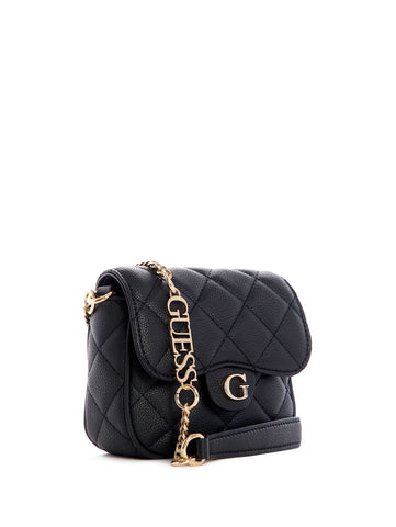 Guess QG839478 Women Gillian Mini Flap Crossbody Black