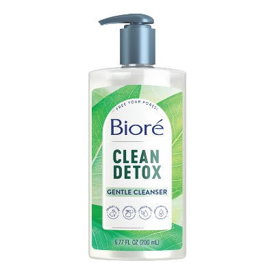 Biore Clean Detox Face Cleanser - Unscented - 6.77 fl oz