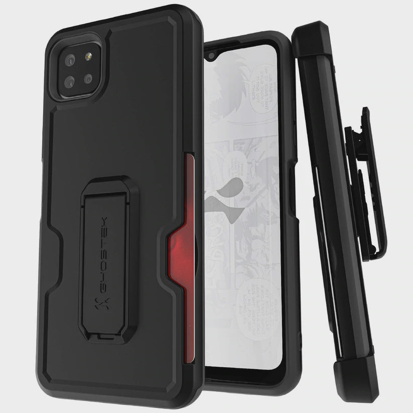 Ghostek Galaxy A22 5G - Iron Armor Series Galaxy A22 5G Case with Belt Clip