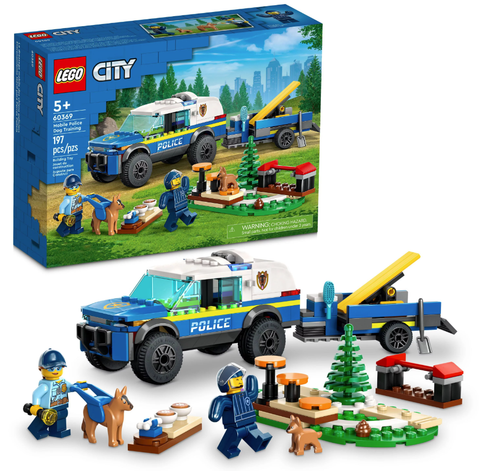 LEGO City Mobile Police Dog Training Set with Toy Car 60369