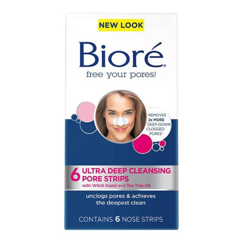 Biore Ultra Deep Cleansing Pore Strips -Nose (1x6)