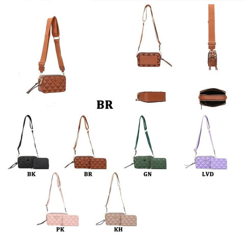 Classic Fashion Women's Crossbody Bag with Wallet -RR8965A