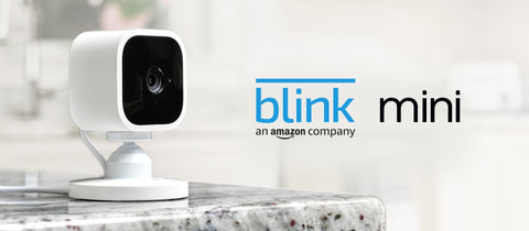 Blink Mini-Compact indoor plug-in Smart security camera, 1080HD