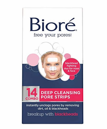 Biore Nose+ Face Deep Cleansing Pore Strips- 7 Nose + 7 Face Strips