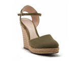 Schutz S01599 0040 Women Wedge Sandal Aspen Green-GL