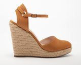 Schutz S01599 0040 Women Wedge Sandal Rich Tan-GL