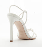 Schutz S205320 Women Open Toe High Heel Sandal White-GL