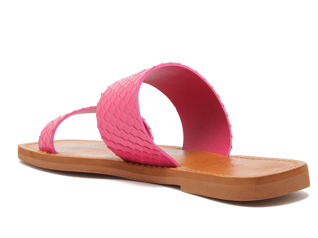 Schutz S20889 0003 Women Loafer Slipper Vibrant Pink-GL