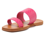 Schutz S20889 0003 Women Loafer Slipper Vibrant Pink-GL