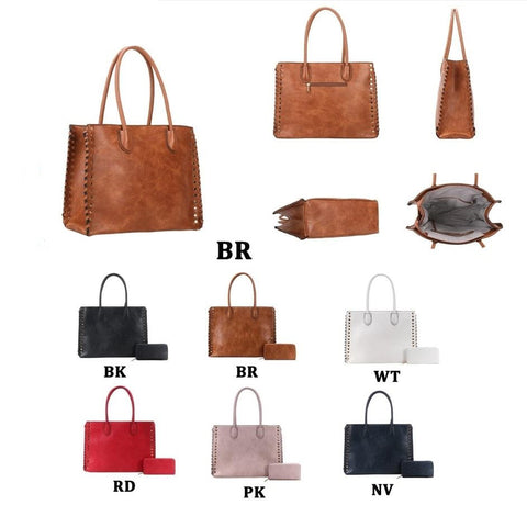 Classic Fashion Women's Handbag with Wallet - SD6864W