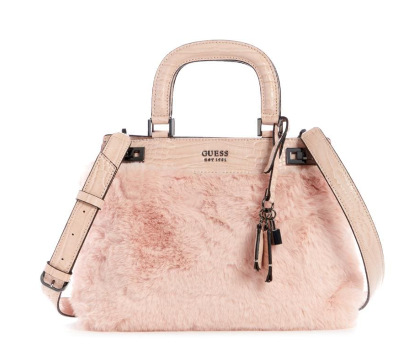 Guess FR838328 Women Katey Luxe Satchel Rose