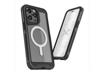 GHOSTEK  iPhone 14 Pro Protective Metal MagSafe Cases — ATOMIC slim Black