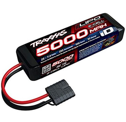 Traxxas 2842X 5000 mAh&#44; 7.4V 2-Cell 25C LiPo Battery