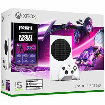 Microsoft - Xbox Series S – Fortnite & Rocket League Bundle (Disc-free Gaming) 512GB