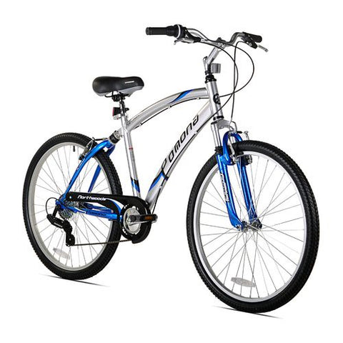 Northwoods 17130259 Men Pomona 26" 7-Speed Bicycle Blue/Silver